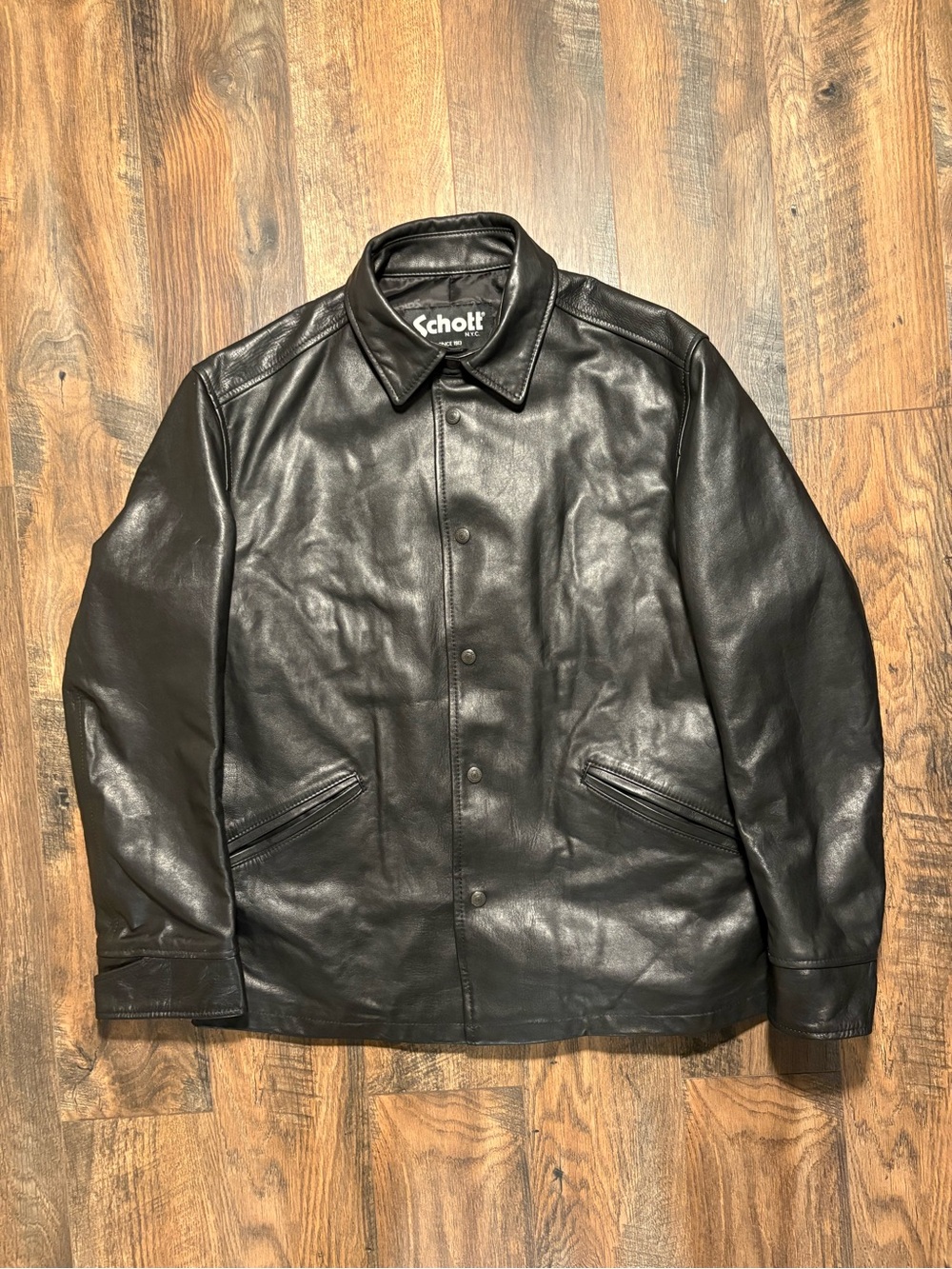 Junya Watanabe MAN x Schott CDG Cowhide Leather Jacket XL NWT WP-J912